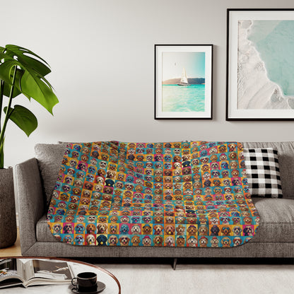 Doodle Dandy Sherpa Blanket
