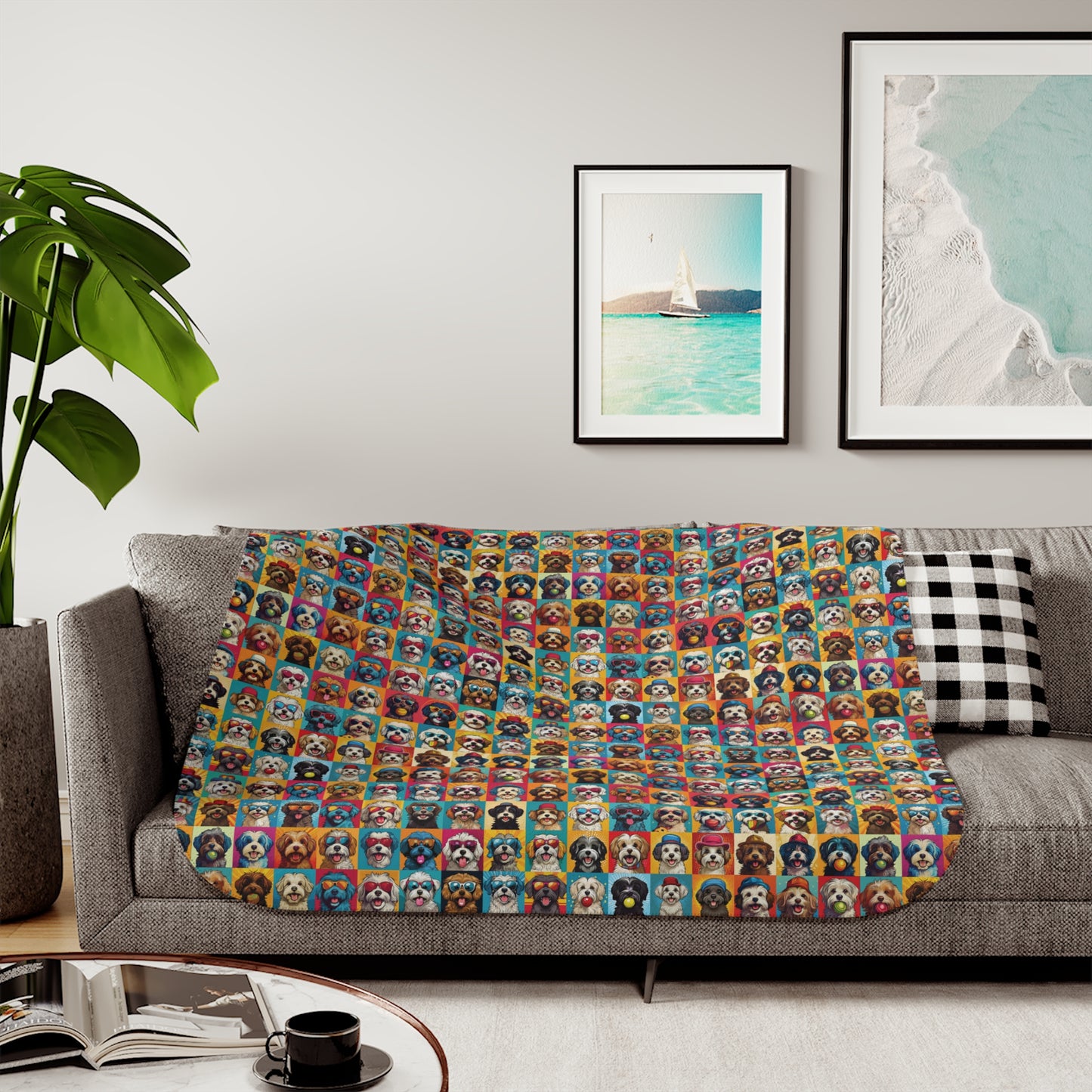 Happy Havi Sherpa Blanket