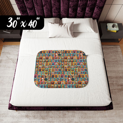 Doodle Dandy Sherpa Blanket