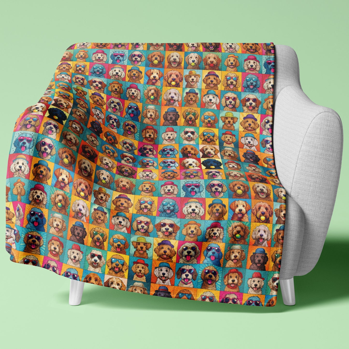 Doodle Dandy Sherpa Blanket