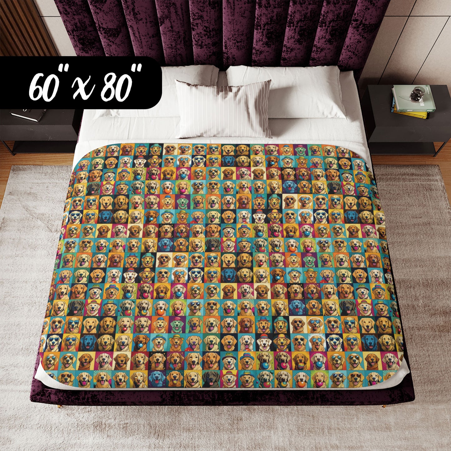 Retriever Rascals Sherpa Blanket
