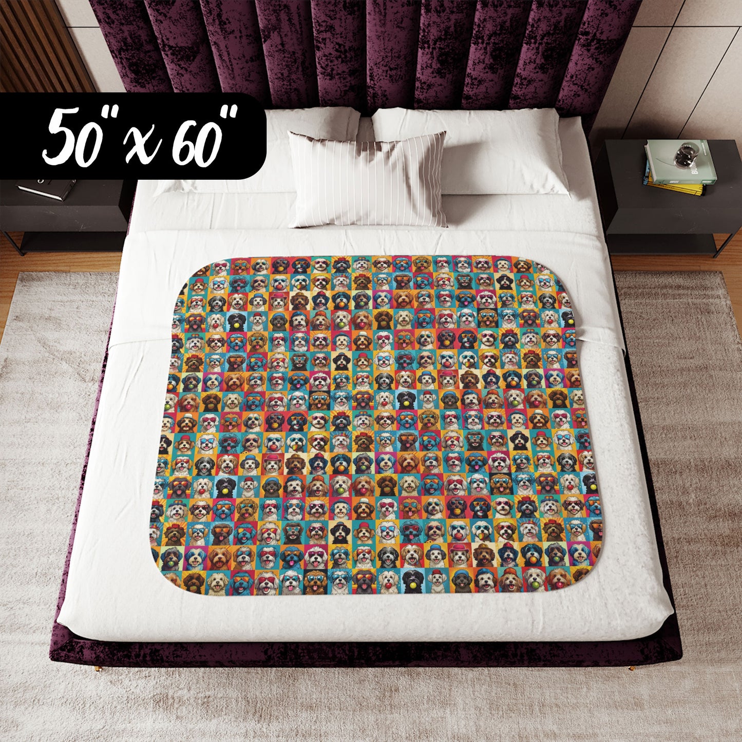Happy Havi Sherpa Blanket