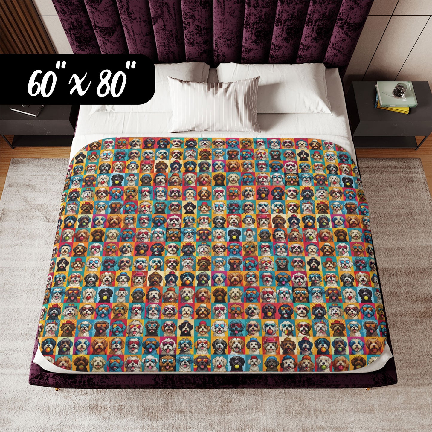 Happy Havi Sherpa Blanket
