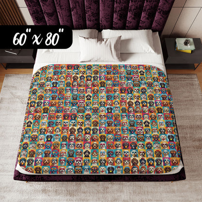 Happy Havi Sherpa Blanket