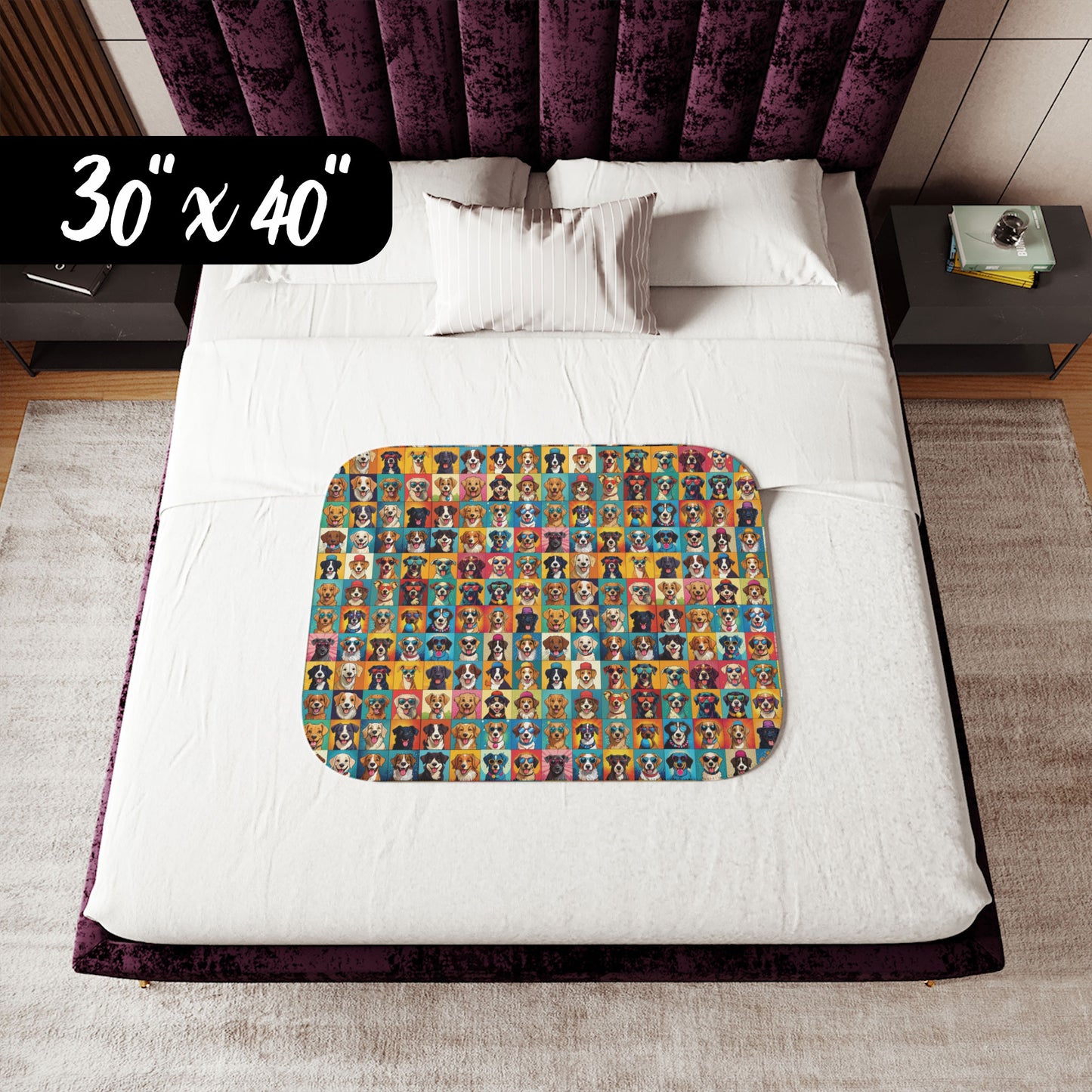 Pawsome Pups Sherpa Blanket