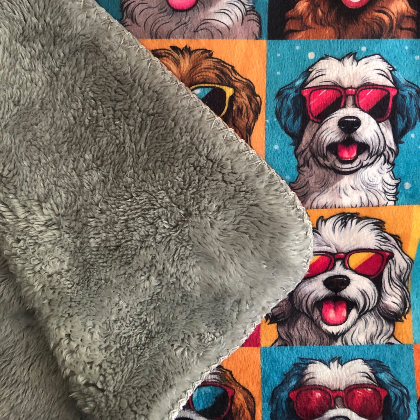 Happy Havi Sherpa Blanket